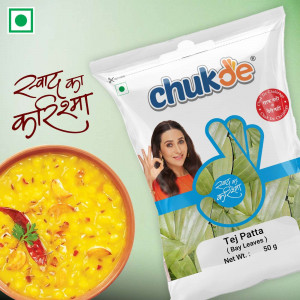 tej patta with dish