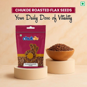Chukde roasted flax seeds