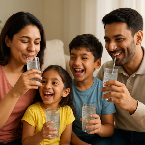 Sabja Seeds lifestlye image - Sabja drink