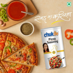 Chukde pizza seasoning with pizza
