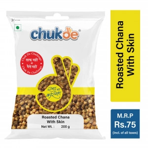 Chukde roasted chana with skin 200g MRP