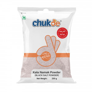 black salt powder 200g Front